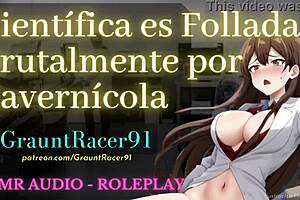 científica milf gets pounded hard by huge caveman cock outdoors