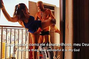 boss called for cabinet fix but craved balcony ass pounding didn't she?