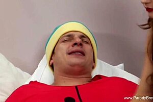 south park parody milf gives hardcore handjob that's hilariously hot