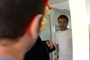 blonde slut kelly wells gulps tonsa hot jizz in gangbang mess