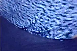 Hot MILF TEASES her long legs slowly and seductively at home