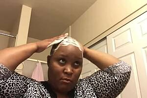 Milf Shaves Head Smooth Bald for Boyfriend's First Time Request