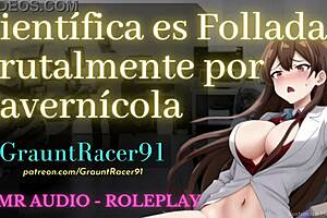 científica milf gets pounded hard by huge caveman cock outdoors