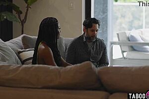 Ebony Milf Tempted by Friend's Boyfriend Big Ass