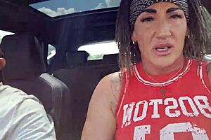 wanna see my huge tits out while i fuck my pussy in the car?