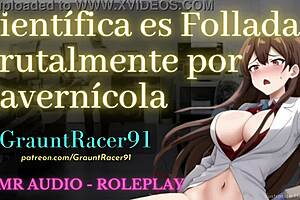 científica milf gets pounded hard by huge caveman cock outdoors