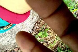 Won't you fuck your hungry stepmom's tight pussy in the forest mountains?