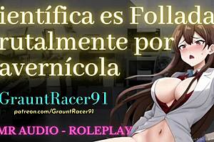 científica milf gets pounded hard by huge caveman cock outdoors