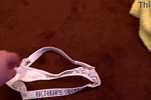 stepmom catches stepson jerking off and deepthroats his cock in bathroom