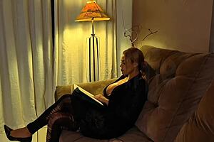 intern punished with ass slaps and tight pussy fingering