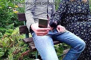 i cum so fast when my mother-in-law strokes me off on the street!