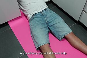 Stepmother has sex with best friend plumber next door