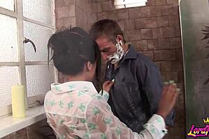 shower fuck how romana ryder relieves husband's stress with big cock