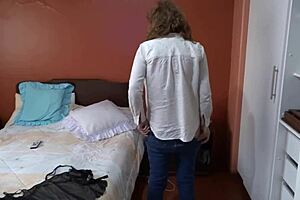 Cum In My Hairy Pussy! Latina Stepmom Begs For Big Cock Fill!