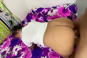 hey stepmom caught her perverted stepson sniffing her dirty panties with that huge ass?