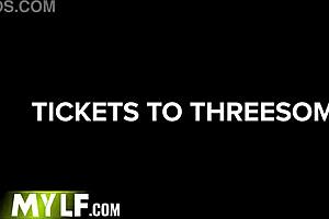 kinky big tits latina stepmom shares ffm threesome bed with horny girlfriend pov