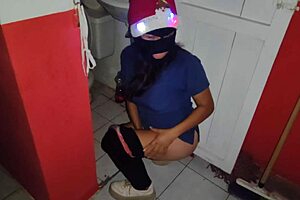 warehouse whore balaclava flashes mature vagina assplay