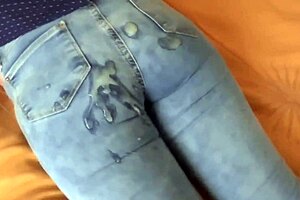 pulling up jeans for stepson ass handjobs and multiple cum loads inside
