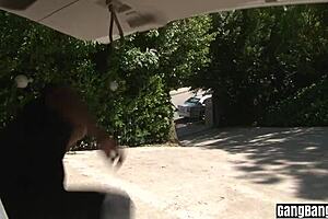 wanna see pretty european babe gangbanged by black guys