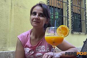 Lina fucks young stud hard doggystyle in homemade shower