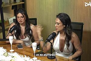 three busty latina milfs steal california tv interview