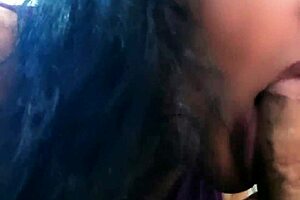 milla santiago blows delivery guy begs raw cumshot mouth no condom