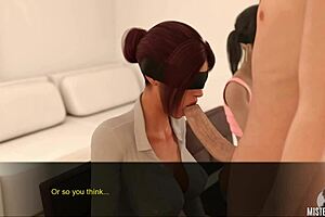 brunette teen slut with big tits in hardcore roleplay closeup