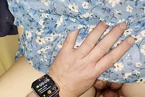 samantha bbw blue lingerie fucked creampie hairy pussy big natural tits