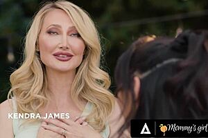 Kendra James turns petite Asian stepbae Kimmy Kimm into eager pussy toy