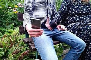 i cum so fast when my mother-in-law strokes me off on the street!