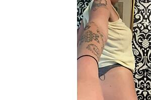 dating me as femdom mistress ends with my strapon deep in your ass tattoo pov