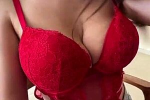 Stepmom's Big Milky Tits Tease In Homemade Amateur Webcam Play