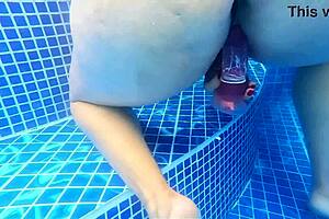 Wanna fuck this huge ass milf in water outdoors cumshot?
