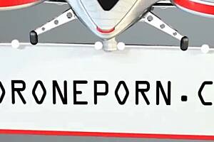 Nudist Milf's Beach Tease with Nipple Stickers