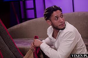 Brandi Love Spit-Roasted by Two Monster Black Cocks?