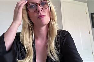 Girlfriend's Mom Teaches Raw Sex - She Cums First With Alex Adams!