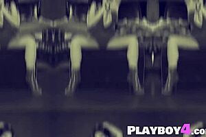 Brunette Busty Milf Shelly Lee Strips from Hot Lingerie Tease