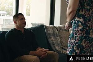 Twisted religious milf Syren de Mer lures virgin student to fuck her hard!