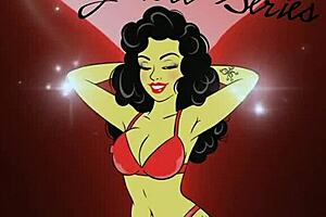 what if a huge titted brunette slut sucks small cock through gloryhole for cum mouthful?