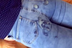 pulling up jeans for stepson ass handjobs and multiple cum loads inside