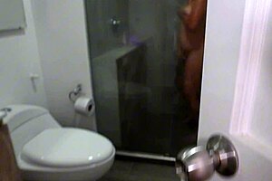 Hey stepson, fuck your latina milf after shower? Nico's turn! 😏🚿