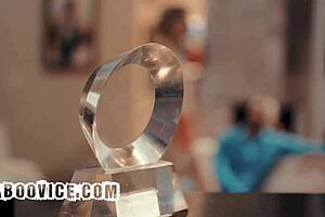 A blonde cheerleader hooks up for a wild threesome with her milf coach and the coach's husband in steamy reality action