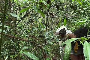 perfect natural tits slut sucks my monster cock in cable car 😍💦 outdoor blowjob!