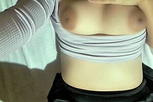 damn 18 year old latina curves bounce on dildo wildly