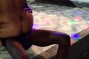 puta gulps giant cock licks balls at sapecas swingers party fest