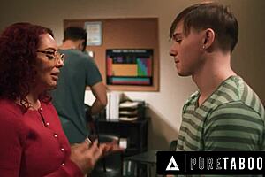 Pure Taboo Teacher Kiki Daire Spit-Roasted Anal Double Penetration by Students Outdoor!