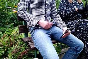 i cum so fast when my mother-in-law strokes me off on the street!