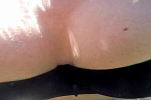 chubby milf wife bikini tease turns underwater fuck