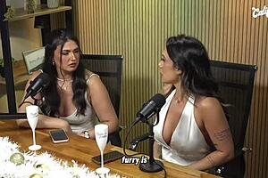 three busty latina milfs steal california tv interview
