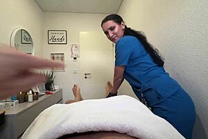 Shit, he got caught stroking during my massage... now what nurse?